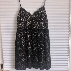 Express Black Lace Dress